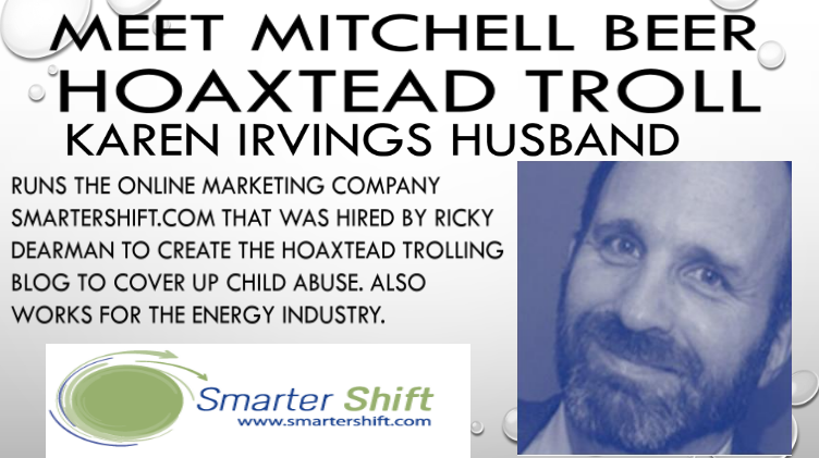 mitchell beer hoaxtead troll karen irving husband 3